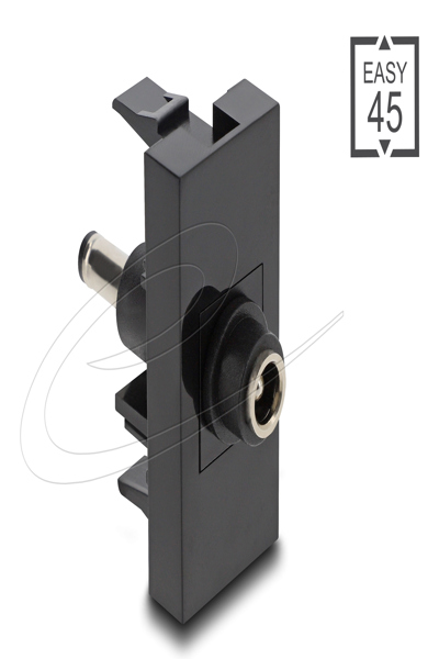 Delock Easy 45 Module DC 5.5 x Jack to 5.5 Plug - 90962