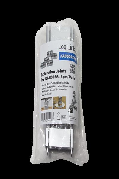 LogiLink Flexibel Kabelkanal 800x68mm 5 Element - KAB0065AC