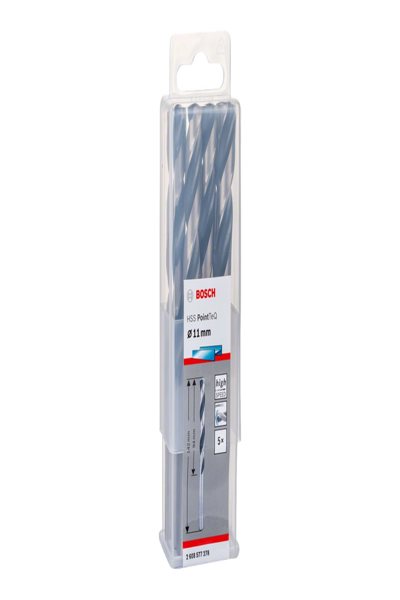 Bosch HSS-Spiralbohrer PointTeQ O 11mm x 142mm 5 StÃƒÂ¼ck ArbeitslÃƒÂ¤nge 94mm