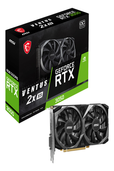MSI VENTUS GEFORCE RTX 3050 2X XS 8G OC - GEFORCE RTX 3050 VENTUS 2X XS 8G OC