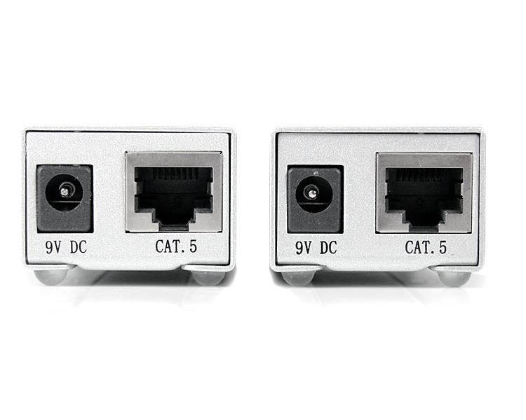 StarTech Serial DB9 RS232 Extender over Cat5 - Up to 1000 Meters - Serial Port Extension - up to 1 km (RS232EXTC1EU) - RS232EXTC1EU
