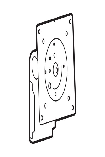 Accessoire Ergotron LX Pro Dual Direct