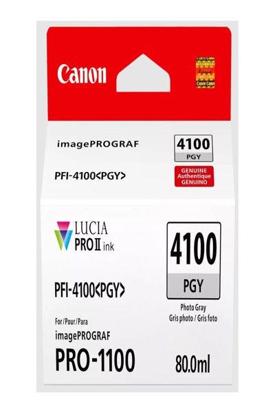 Canon PFI-4100 PGY - 80 ml - Gris photo