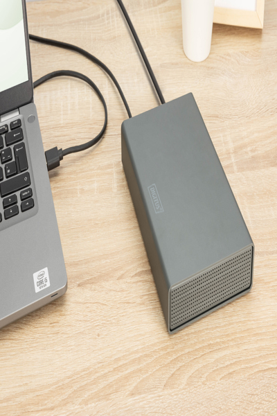 DIGITUS Hard Drive Enclosure USB3.0 3.5" SATA Aluminum - DA-71106-1