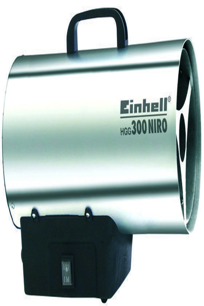Souffleur à air chaud Einhell HGG 300 Niro DE/AT acier inoxydable/noir 30 kW