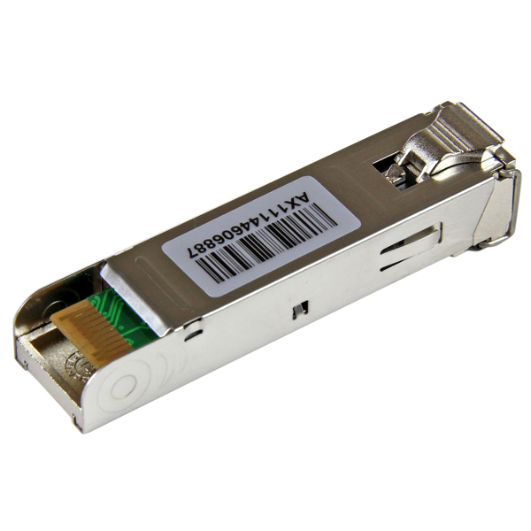 StarTech Gigabit 850nm Multimode LC Fiber Optic (LWL) SFP Tranceiver Module - 550m - Mini-GBIC - SFP (Mini-GBIC) Transceiver Module - 1000Base-SX - LC Multi-Mode - up to 550 m - 850 nm (SFPSXMM) - SFPSXMM