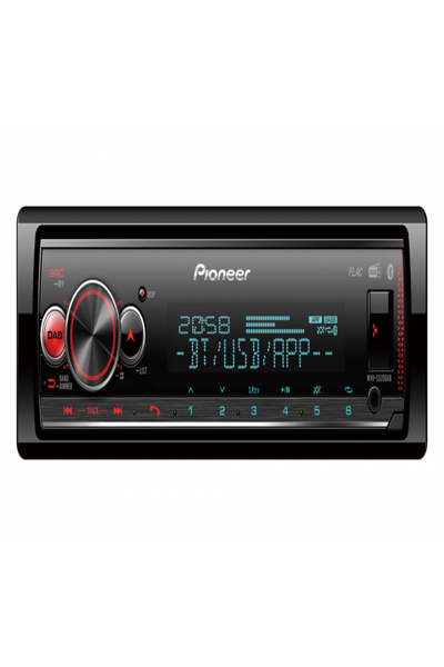 Pioneer MVH-S520DAB - Black - 1 DIN - 200 W - 4.0 channels - 50 W - Android