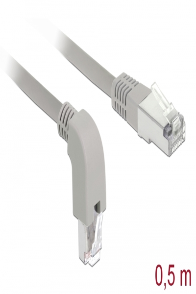 Câble patch Delock - RJ-45 (M) coudé vers le bas vers RJ-45 (M)