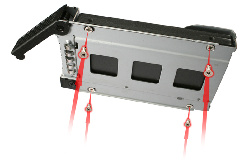 Icy Dock MB991TRAY-B - Black, Silver - MB991TRAY-B
