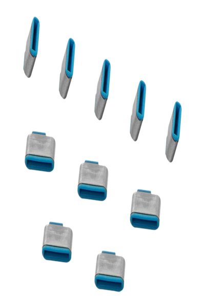 LogiLink AU0053 USB Type-C Port Blocker Blue 10-Pack - AU0053