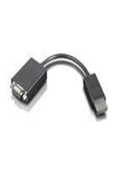Lenovo - VGA-Kabel - DisplayPort bis HD-15 (VGA) - 20 cm - FRU - för ThinkCentre M58, M70, ThinkPad L520, T420, X20X, X20X Tablet, X220, X220i Tablet - 57Y4141