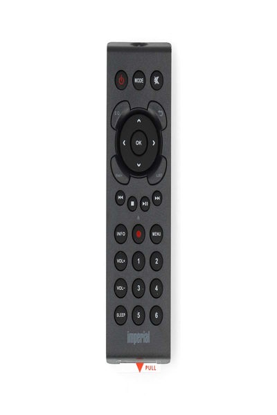 Telestar Remote Control DABMAN i160/i170/i310CD/i410BTi510BT/i560CDschwarz with Eject