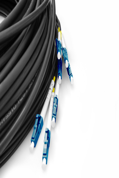 DIGITUS Pre-assembled Fiberglass Universal Breakout Cable, Single Mode OS2, 8 Fibers, LC/UPC - LC/UPC - DK-2A338U050BK-BBB