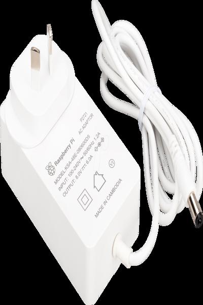 Raspberry Pi 48W Power Supply WT AU - KSA-48E-080600D5/AU/WT