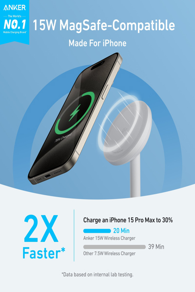 Anker MagGo wireless charging stand - A25X1H21