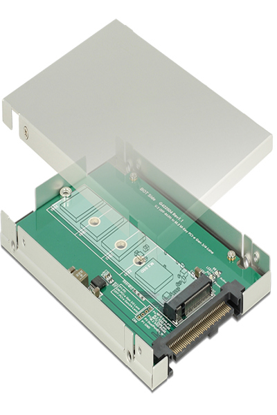 Convertisseur Delock U.2 SFF-8639 > Clé M.2 NGFF NVMe M