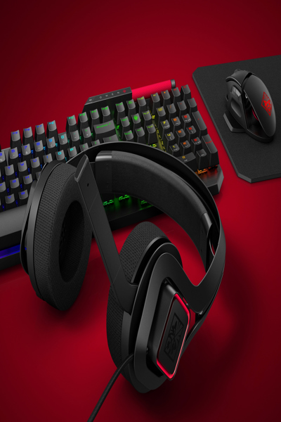 HP OMEN by Sequencer Keyboard: Full-size, Wired, Mechanical, Black - 2VN99AA