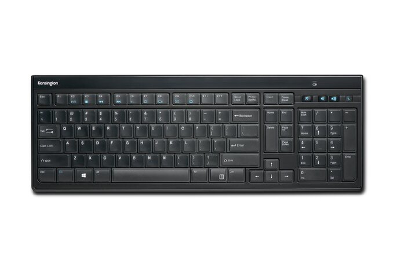 Advance Fit Slim tangentbord - Kensington låg profil ergonomi - K72344DE