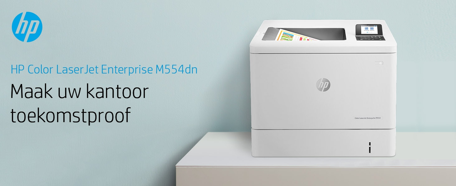 HP Color LaserJet Enterprise M554dn Printer - 7ZU81A