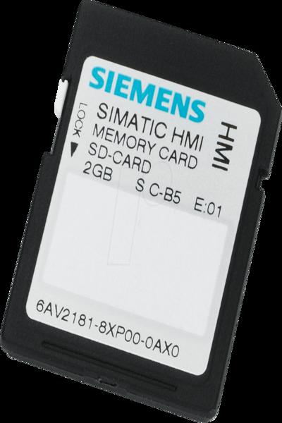 Siemens 6AV2181-8XP 2GB Memory Card SD