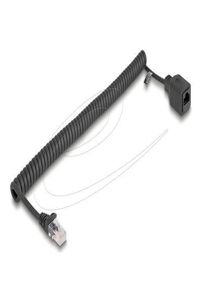 Câble spiralé RJ45 Delock St>Bu Cat.5e UTP - Câble - Réseau