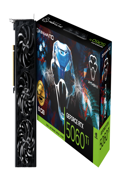 Gainward GWD RTX 5060Ti Python III OC 8GB GDDR7 - NE7506TS19P1-GB2062T