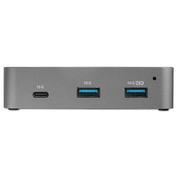 StarTech HB31C3A1CS 4-port USB-C hub (10 Gbit/s, 3x USB-A and 1x USB-C, 1m host cable, powered, with power supply) - Hub - 1 x USB-C + 3 x USB 3.1 - Desktop - AC 110/240 V - HB31C3A1CS
