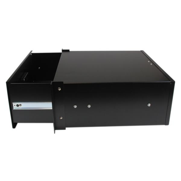StarTech 4U Black Steel Storage Drawer for 19in Racks - 4UDRAWER