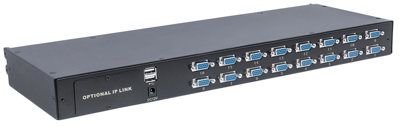 Modulär 16-portars VGA KVM-switch - 507844