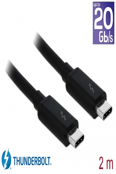 Delock Thunderbolt-kabel - USB-C (hane) till USB-C (hane) - 84847