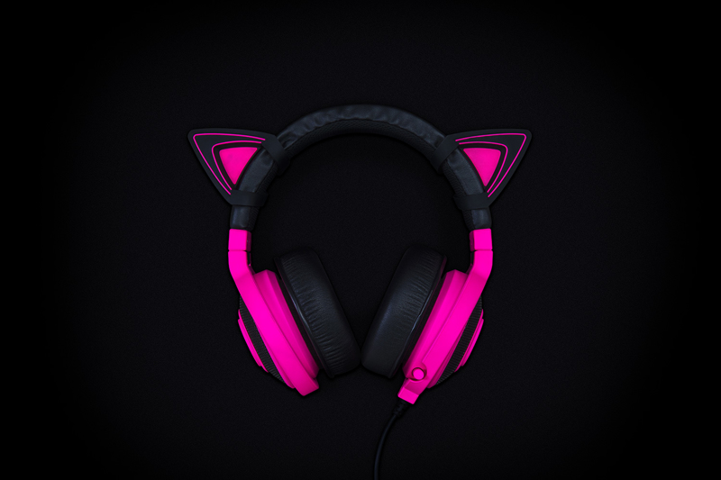 Razer Kitty Ears Neon for Kraken Neon Purple - RC21-01140100-W3M1