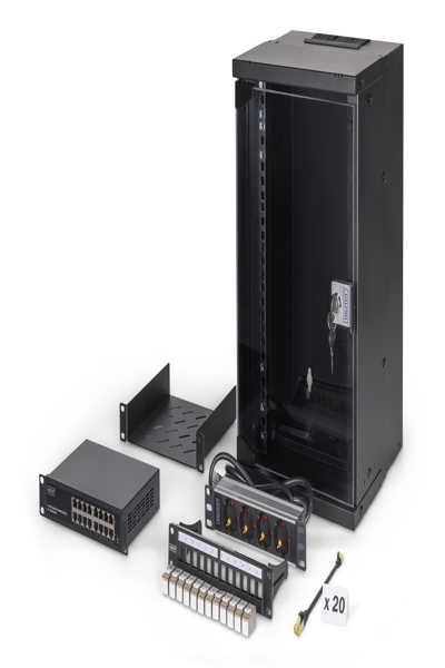 DIGITUS SOHO Pro network set 254 mm 10" 9U