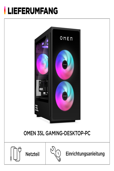 HP OMEN PC Core i7 2.1 GHz 32GB DDR5 1TB NVMe RTX 4000 - AM9L3EA