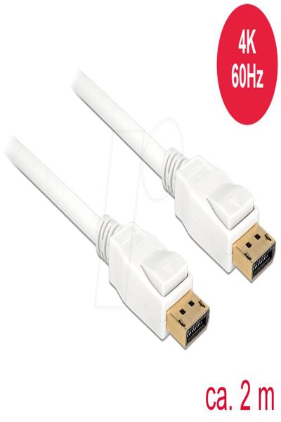 Delock DisplayPort cable - DisplayPort (M) to DisplayPort (M) - 84877