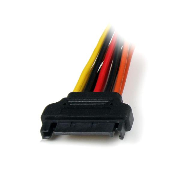 StarTech 6in Latching SATA Power Y Splitter Cable - PYO2LSATA