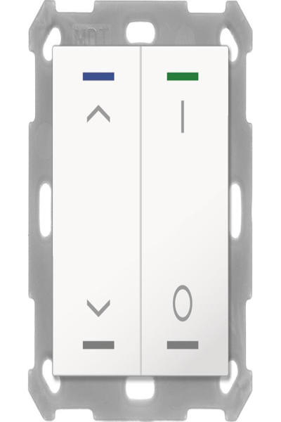MDT BE-TAL5502.C1 bouton Lumière 55 2 voies RGB-W blanc pur brillant
