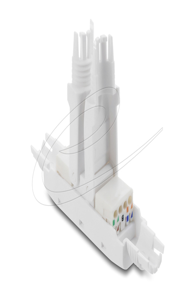 Delock Network cable connector LSA to Cat.6a unshielded tool-free - Cable - Network - 91126