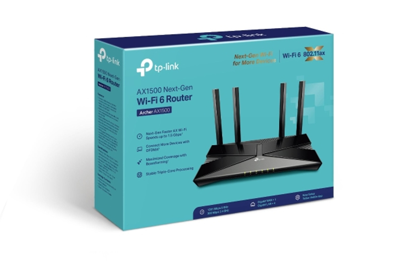 TP-LINK ARCHER AX1500 Wi-Fi 6-Router Broadcom - ARCHER AX1500