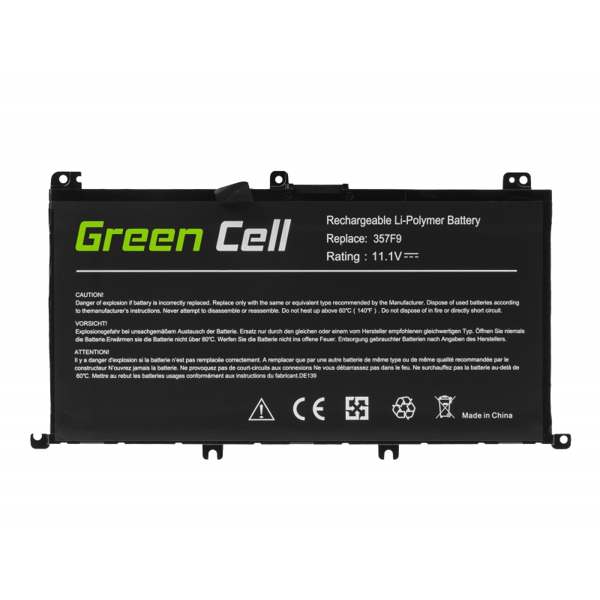 GREEN CELL-batteri 357F9 for Dell Inspiron 15 - DE139