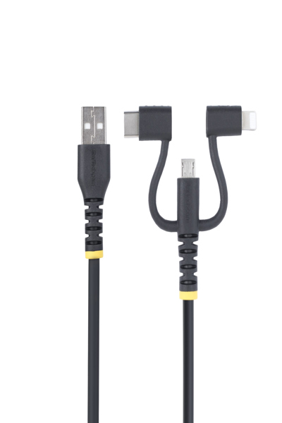 StarTech.com 3.3ft USB Multi Charging Cable - RLTCUB1MBK