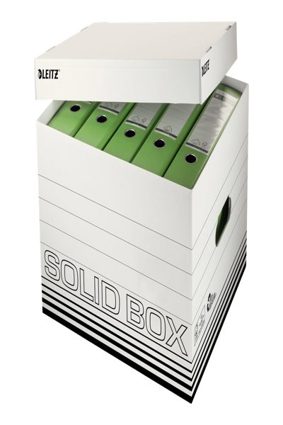 Boîte de rangement Esselte Leitz Solid L blanche