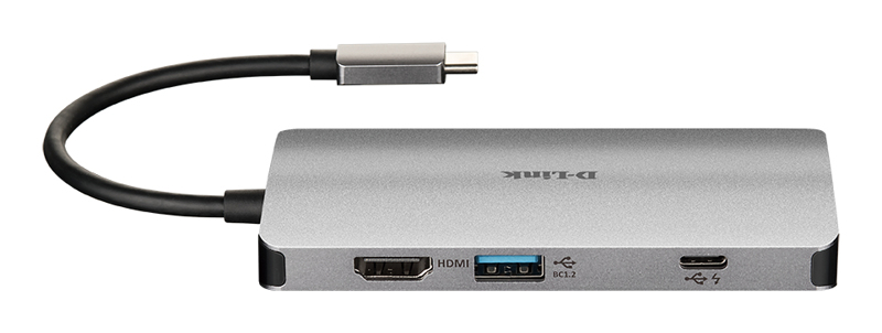 D-Link DUB-M810 USB-C 8-portars USB 3.0-hubb - DUB-M810