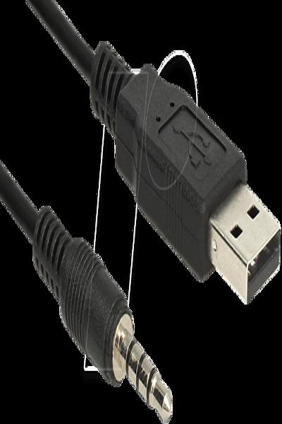Delock Converter USB 2.0 > Serial-TTL 2.5 mm 3 pin stereo jack 1.8 m (3.3 V) - 83779