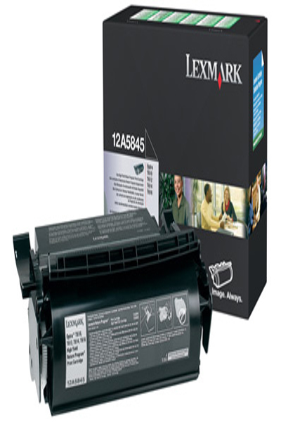 Lexmark Black - original - toner cartridge LRP - 12A5845