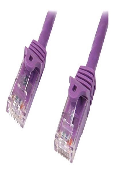 StarTech.com 10m lila Cat5e snagless ethernetkabel - 45PAT10MPL