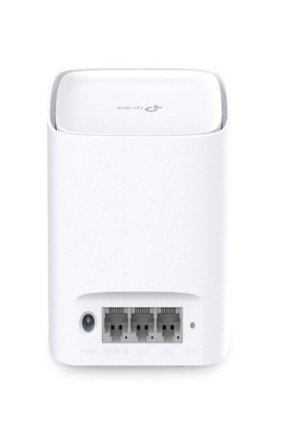 TP-LINK AX1800 Whole Home Mesh WiFi System - White - Mesh router - Dual-band (2.4 GHz / 5 GHz) - Wi-Fi 6 (802.11ax) - 802.11a - 802.11b - 802.11g - Wi-Fi 4 (802.11n) - Wi-Fi 5 (802.11ac) - Wi-Fi 6 (802.11ax) - 574 Mbit/s - HX220(1-PACK)