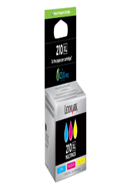 Lexmark 210XL CMY - High (XL) Yield - Pigment-based ink - 3 pc(s) - Multi pack