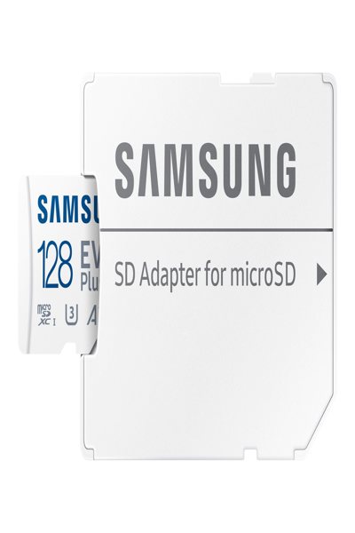 Samsung EVO Plus MB-MC128KA - Flash memory card (microSDXC to SD adapter included) - MB-MC128KA/EU