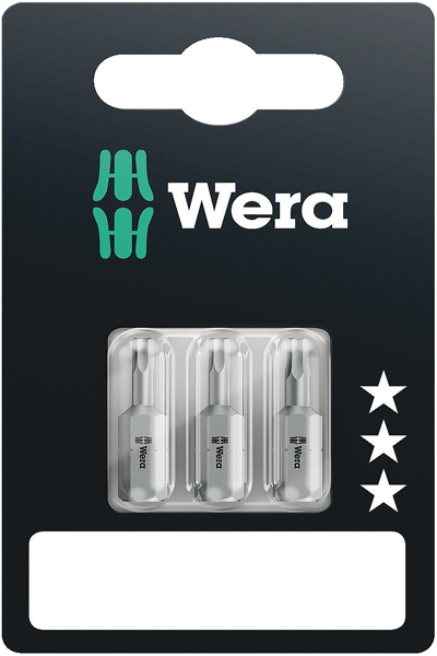 WERA 05073342001 HEX BIT SET 3 PCS