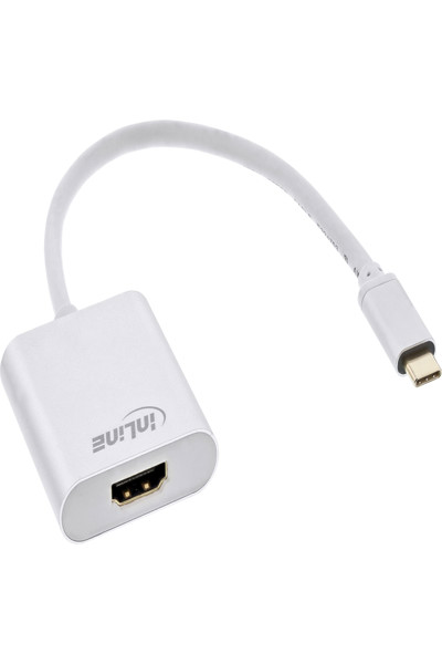 Convertisseur d'affichage USB InLine - USB-C mâle vers HDMI femelle (DP Alt Mode) 4K/60 Hz